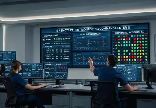 Remote patient monitoring command center