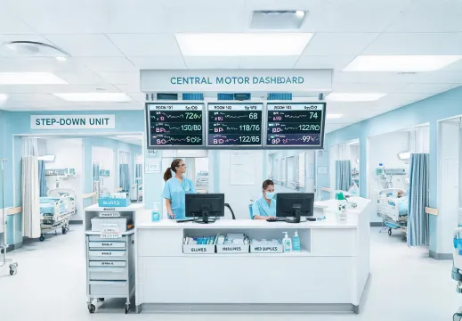 Step-down care unit