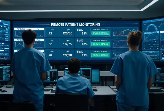 Remote care dashboard review