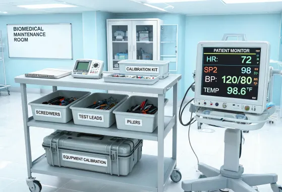 Biomedical service cart
